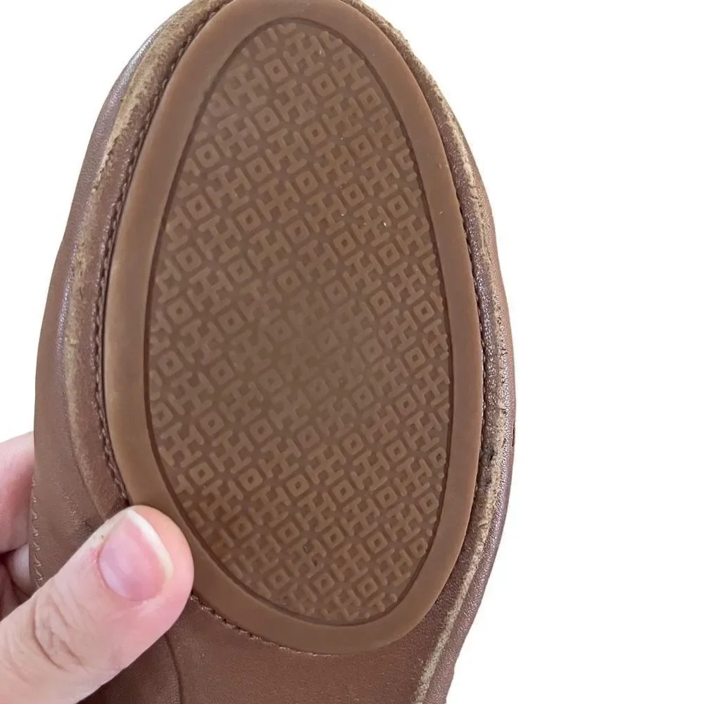 British tan Tory Burch flats size 7.5